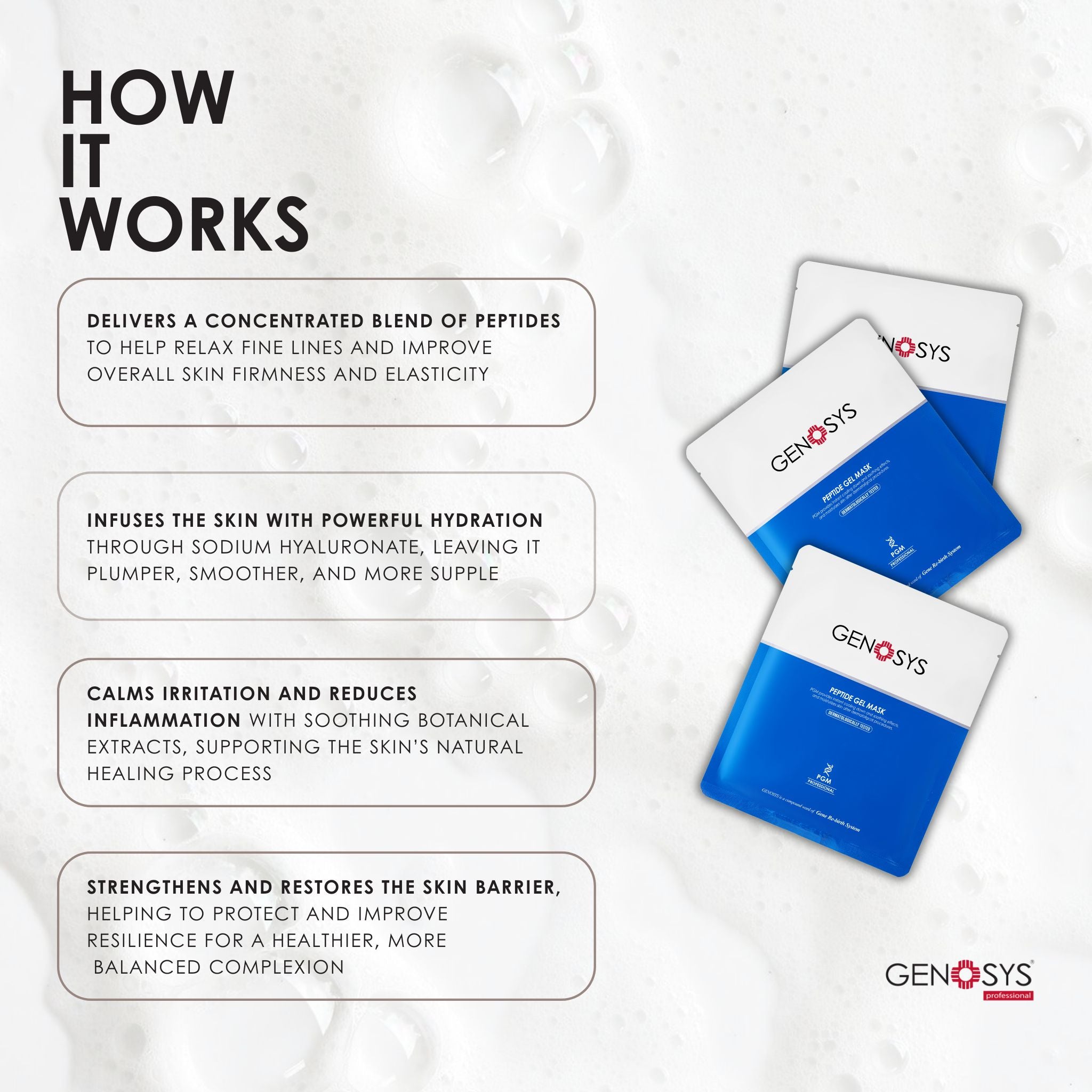 Peptide Gel Mask (5 Pack)
