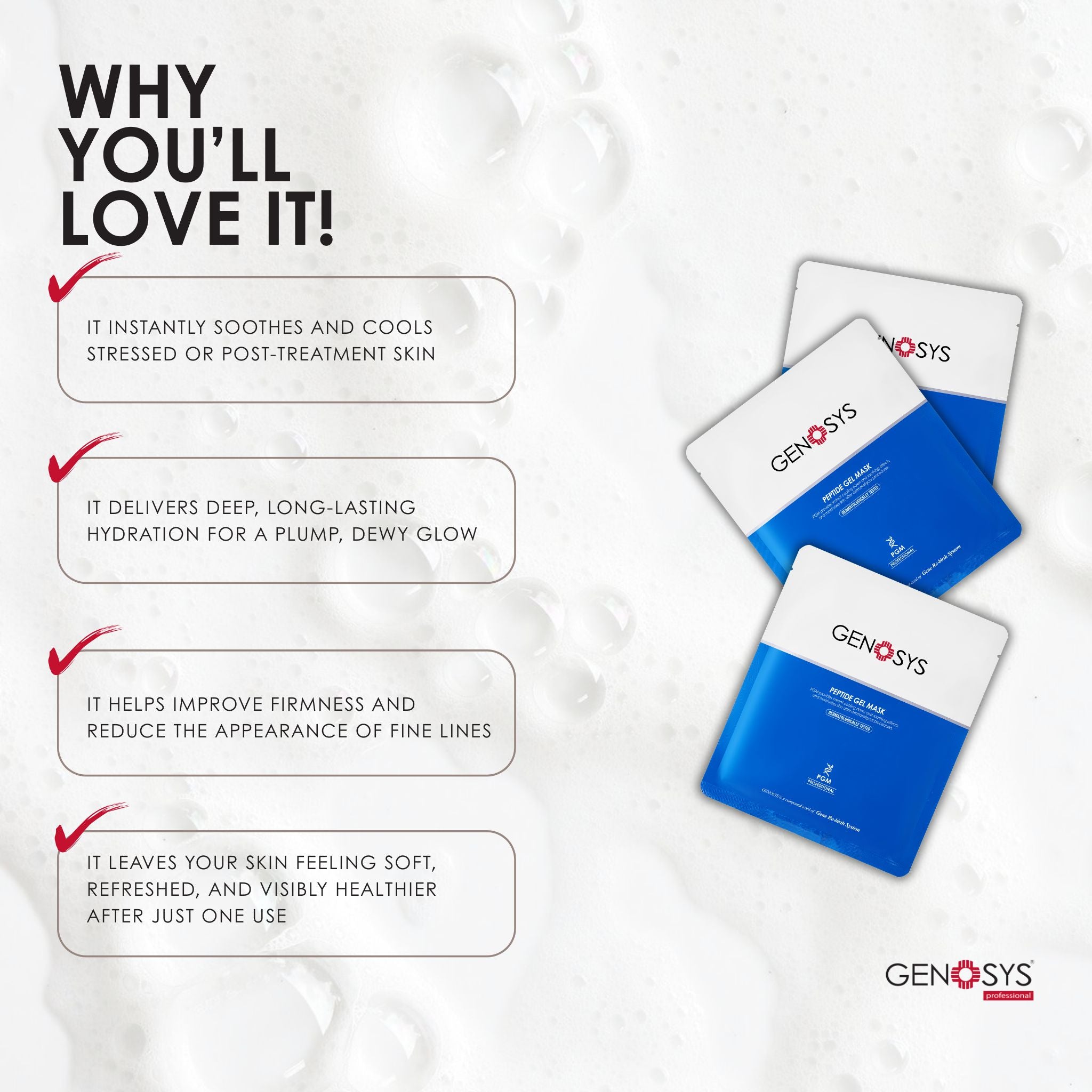 Peptide Gel Mask (5 Pack)