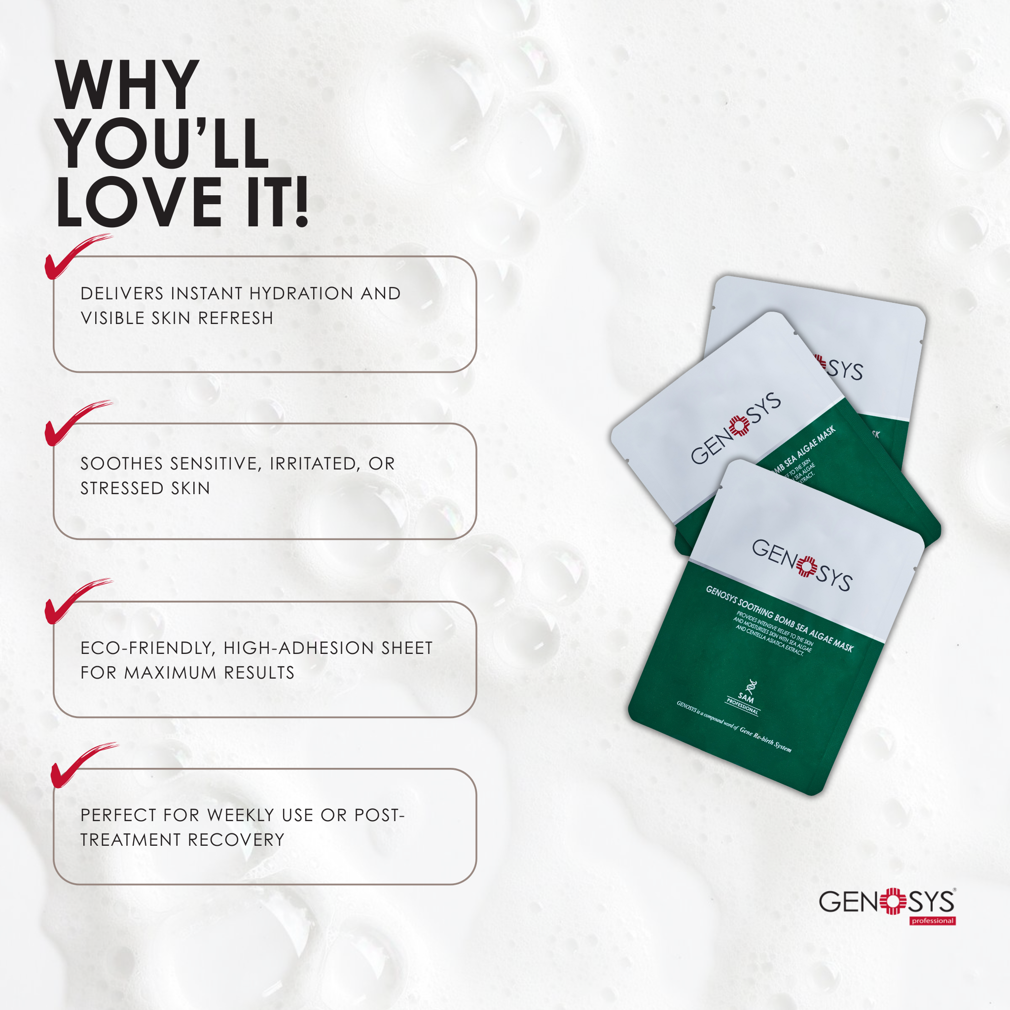 Soothing Bomb - Sea Algae Mask (10 Pack)